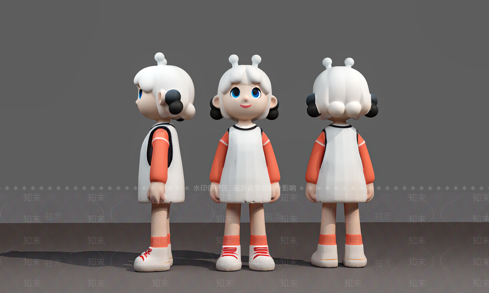女人3D模型下载【ID:1191293301】