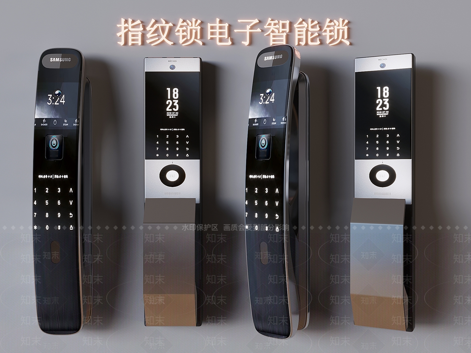 锁SU模型下载【ID:1191296966】