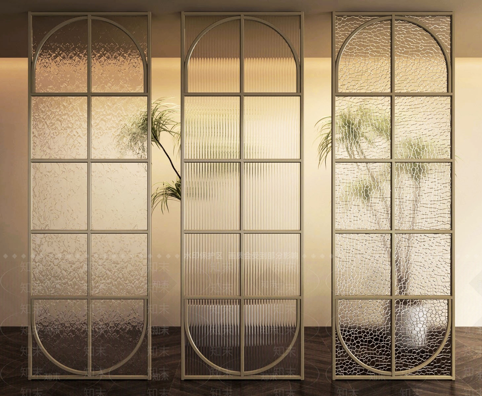 法式隔断SU模型下载【ID:1191298449】