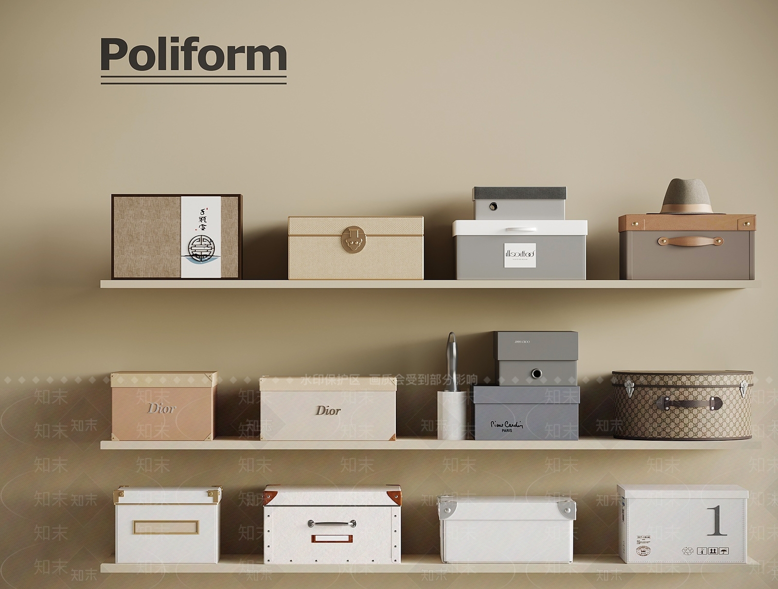 盒子3D模型下载【ID:1191299371】