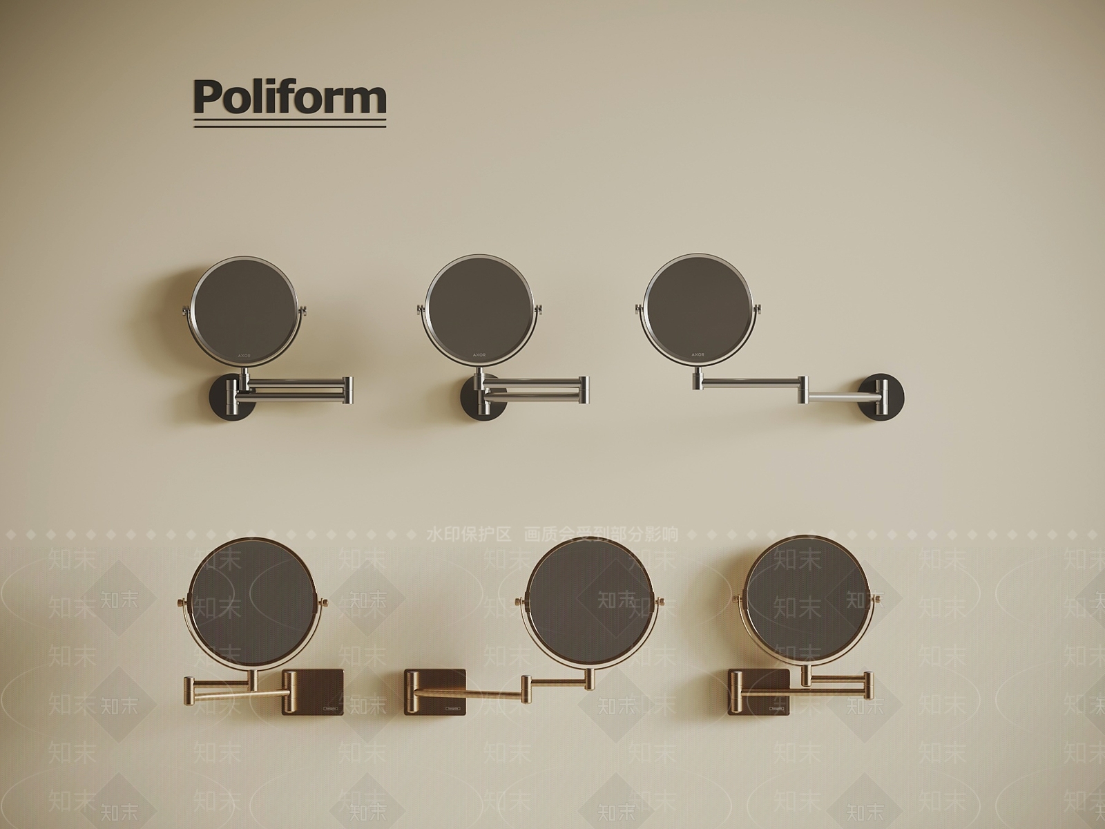 现代镜子SU模型下载【ID:1191305138】