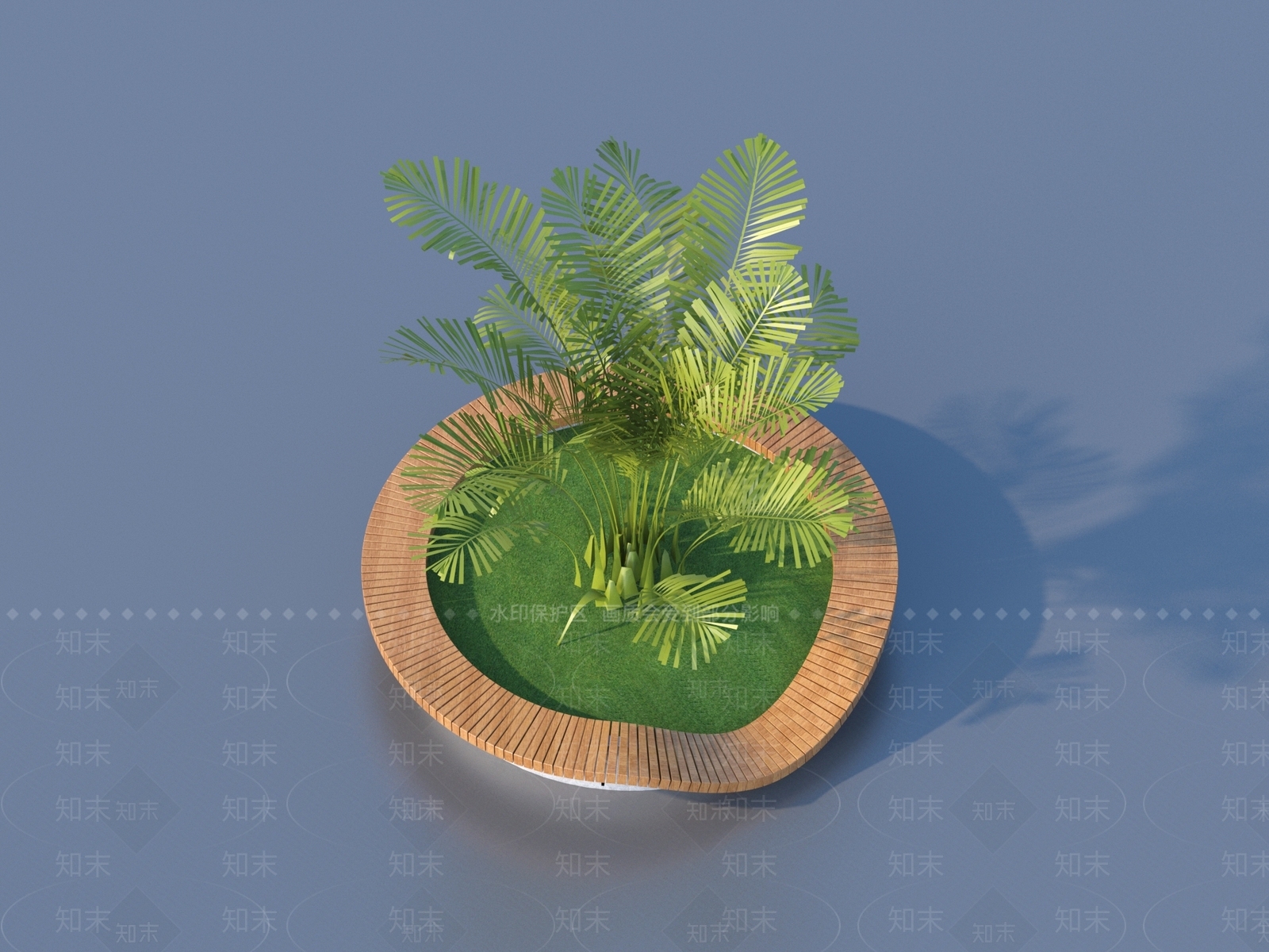 花坛3D模型下载【ID:1191306286】