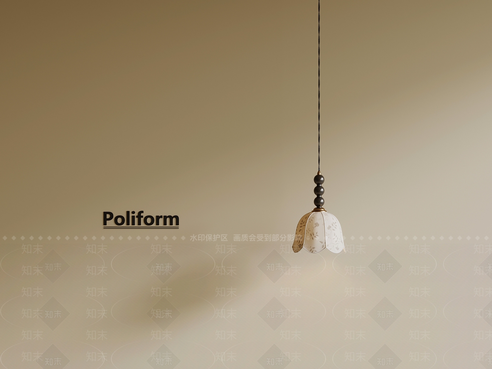 法式复古吊灯SU模型下载【ID:1191310667】