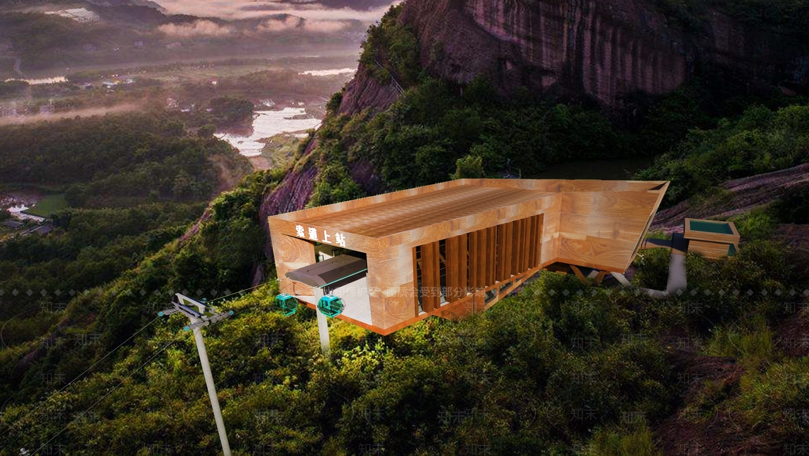 现代公交站台SU模型下载【ID:1191317848】