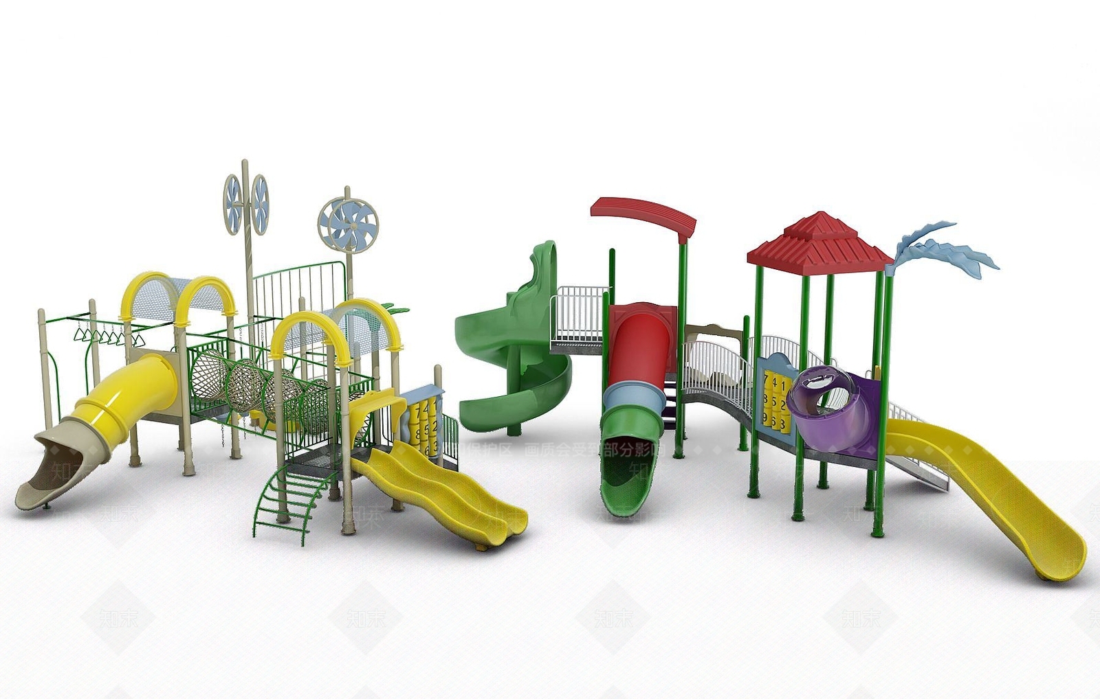 现代游乐场3D模型下载【ID:1191320431】