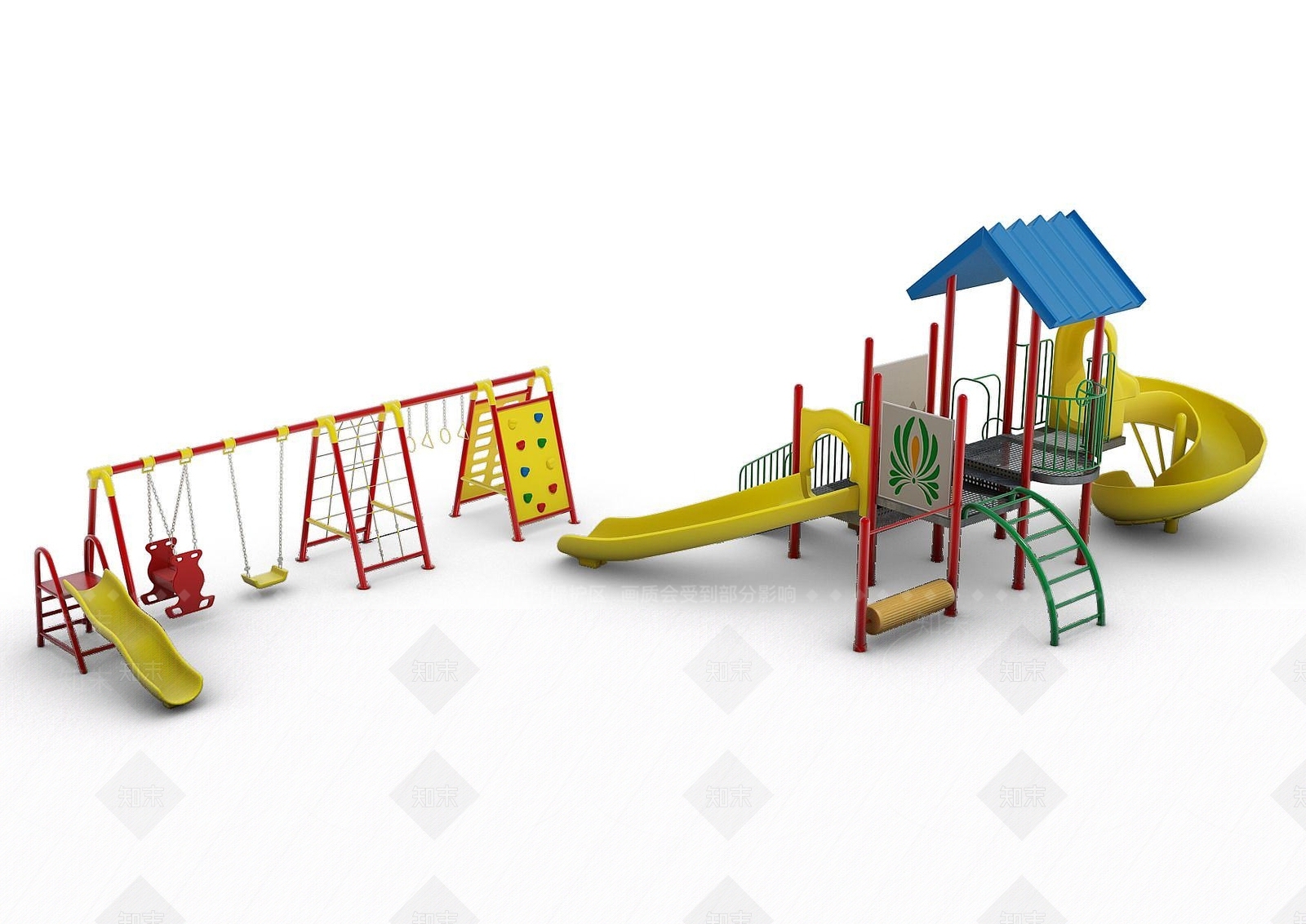 现代游乐场3D模型下载【ID:1191320592】