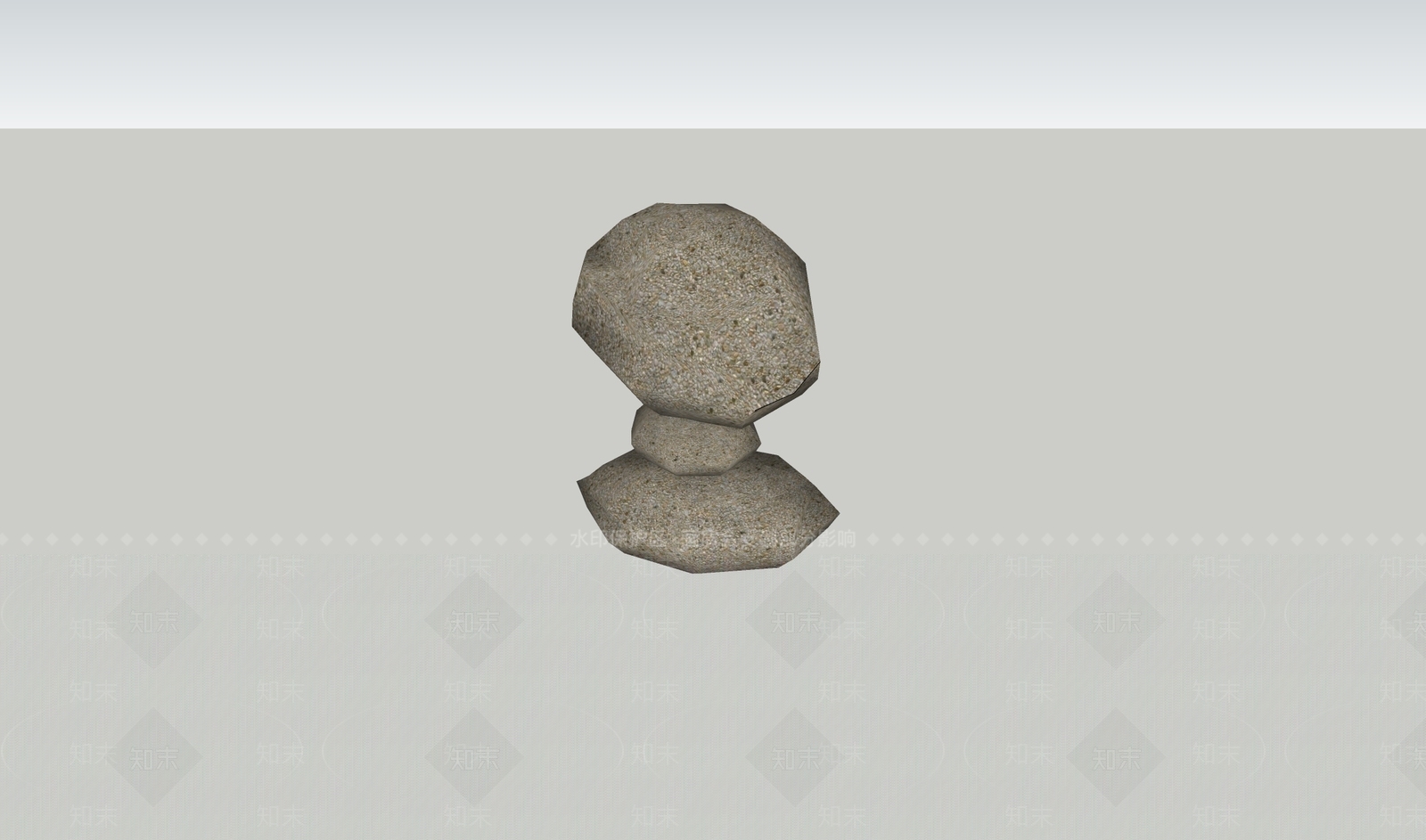 现代石头SU模型下载【ID:1191321729】