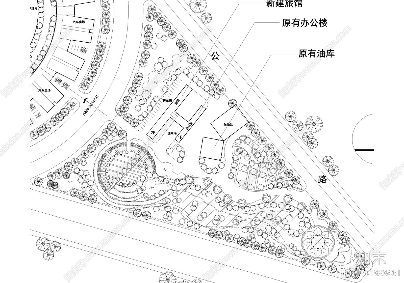 城市规划cad施工图下载【ID:1191323461】