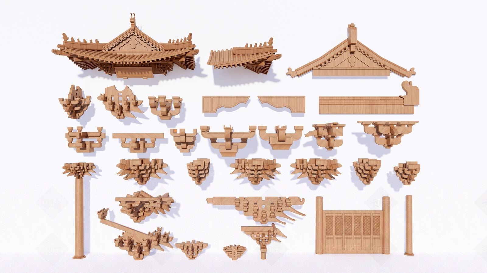 建筑材料SU模型下载【ID:1191324802】