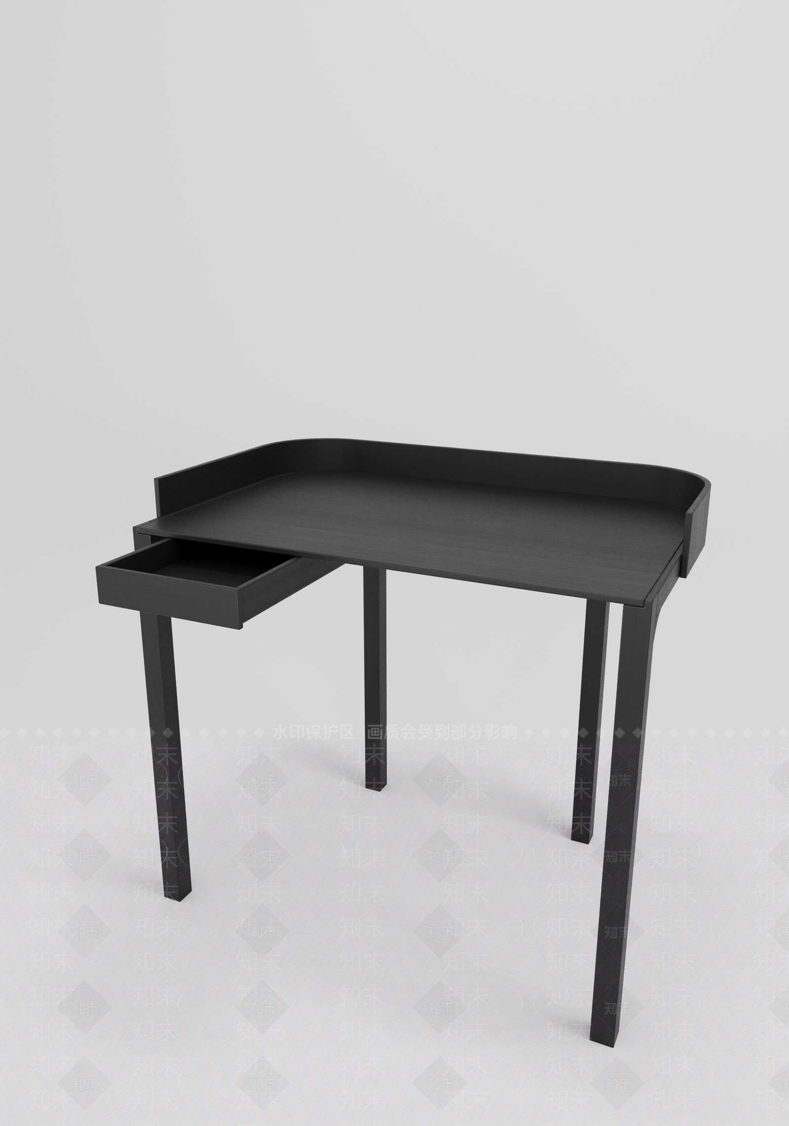 意式现代书桌3D模型下载【ID:1191326564】