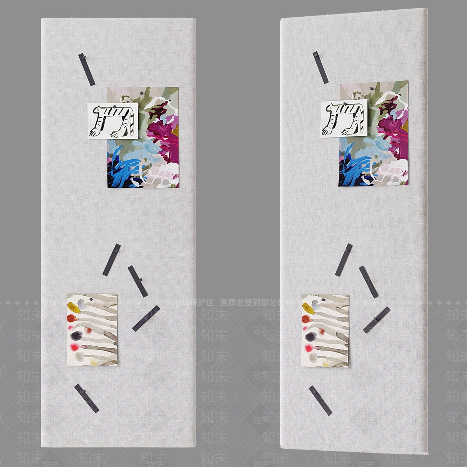 现代奶油挂件3D模型下载【ID:1191326474】