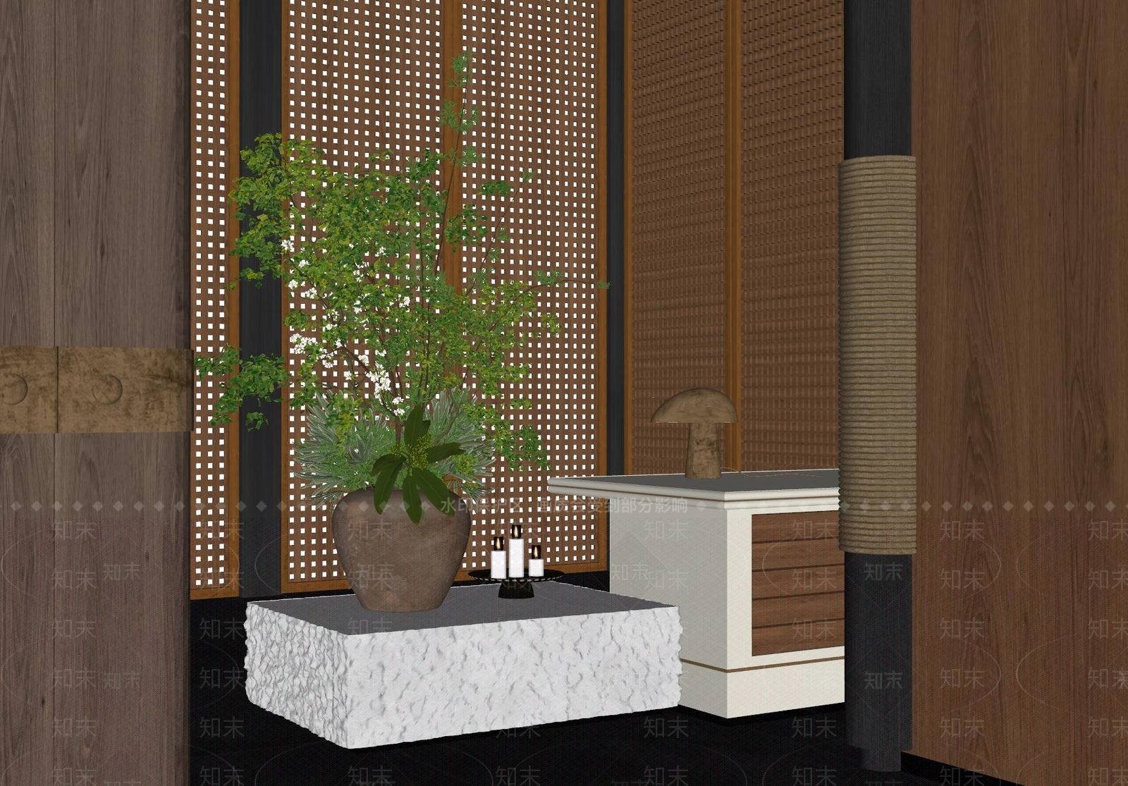 盆栽SU模型下载【ID:1191328669】