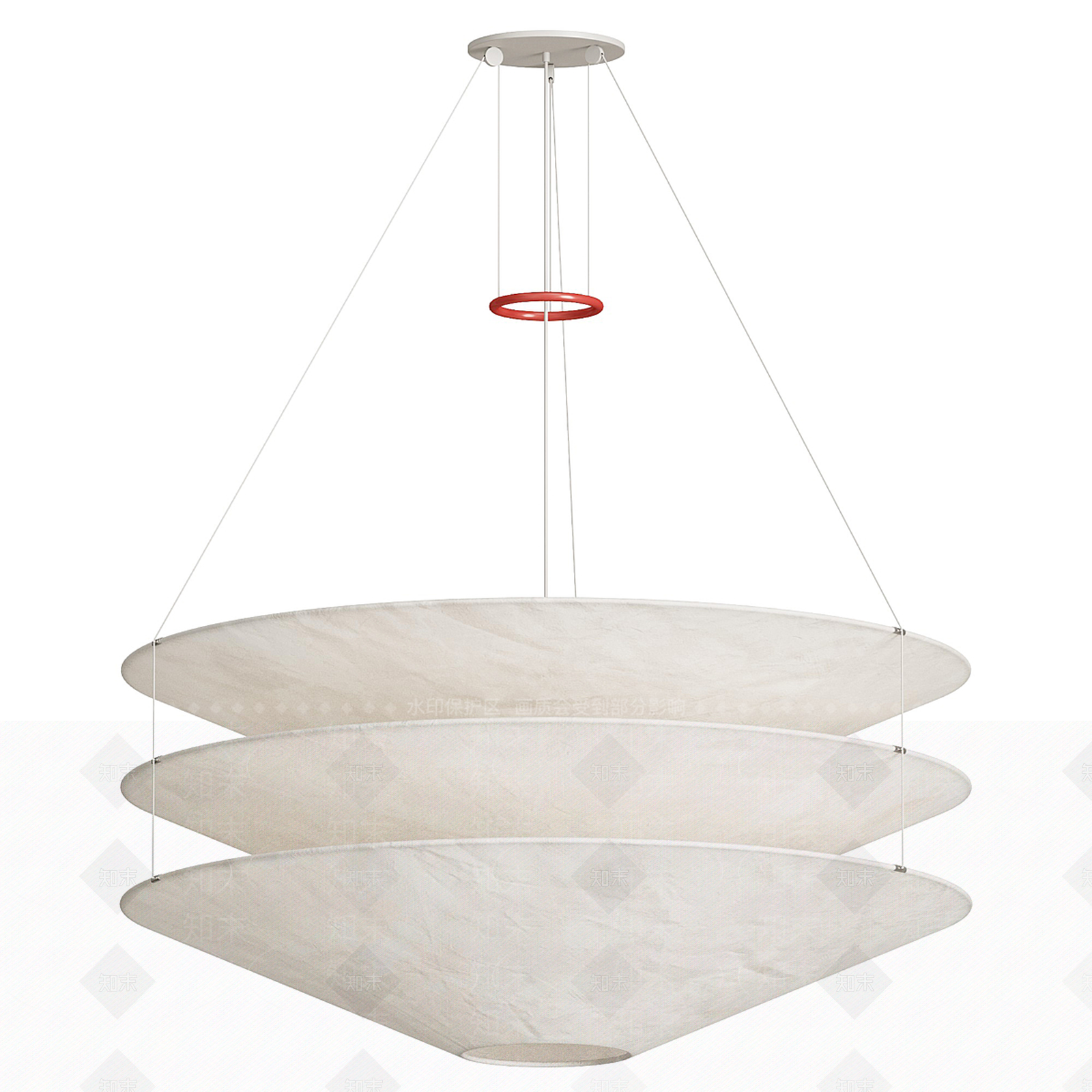 新中式日式吊灯3D模型下载【ID:1191329014】