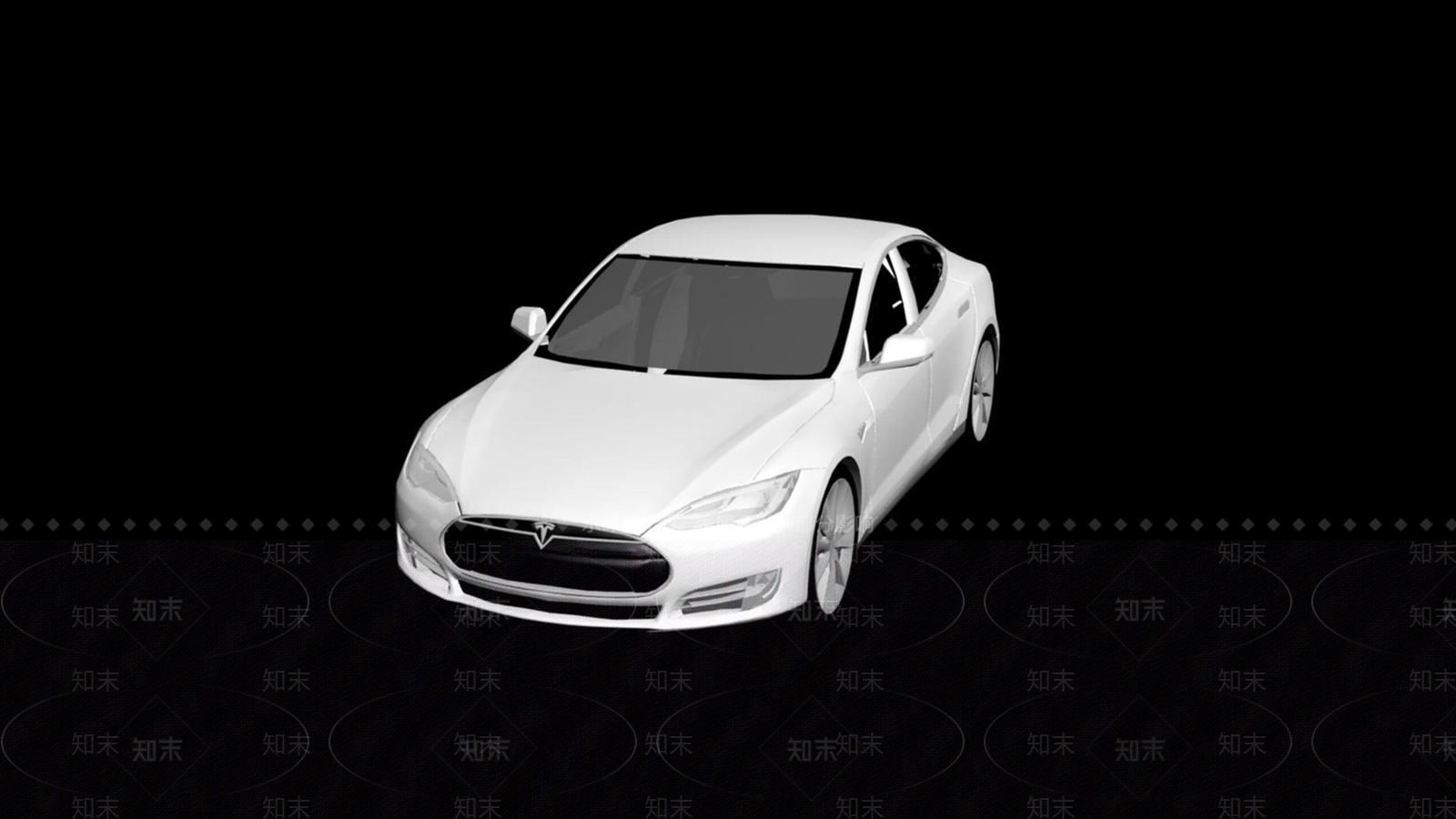 现代特斯拉3D模型下载【ID:1191330887】