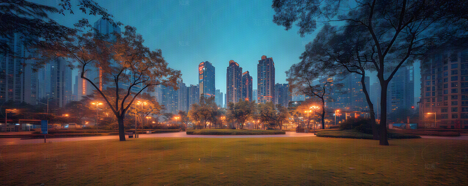城市背景高清贴图材质
