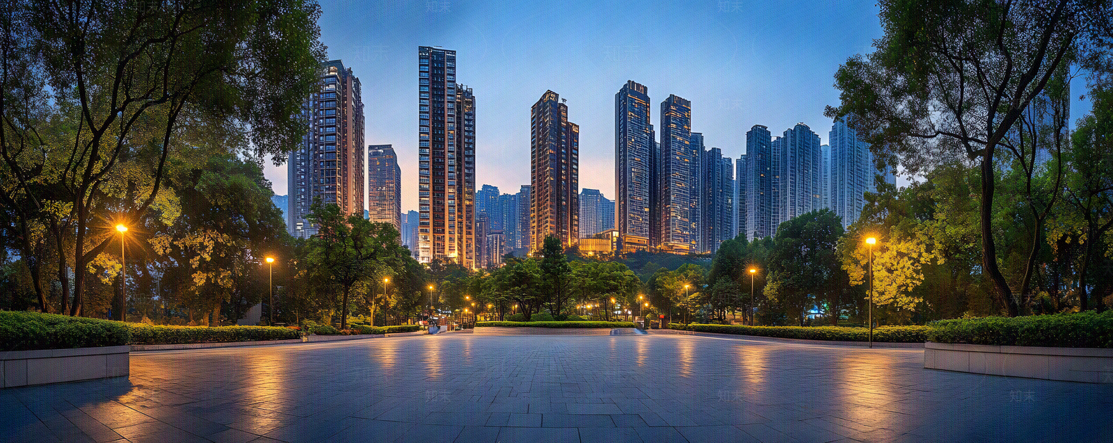 城市背景高清贴图材质