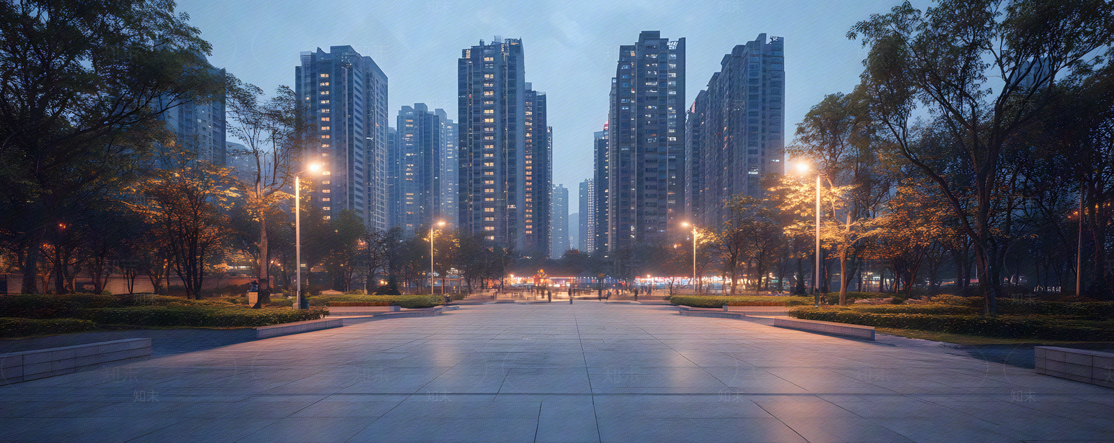 城市背景高清贴图材质