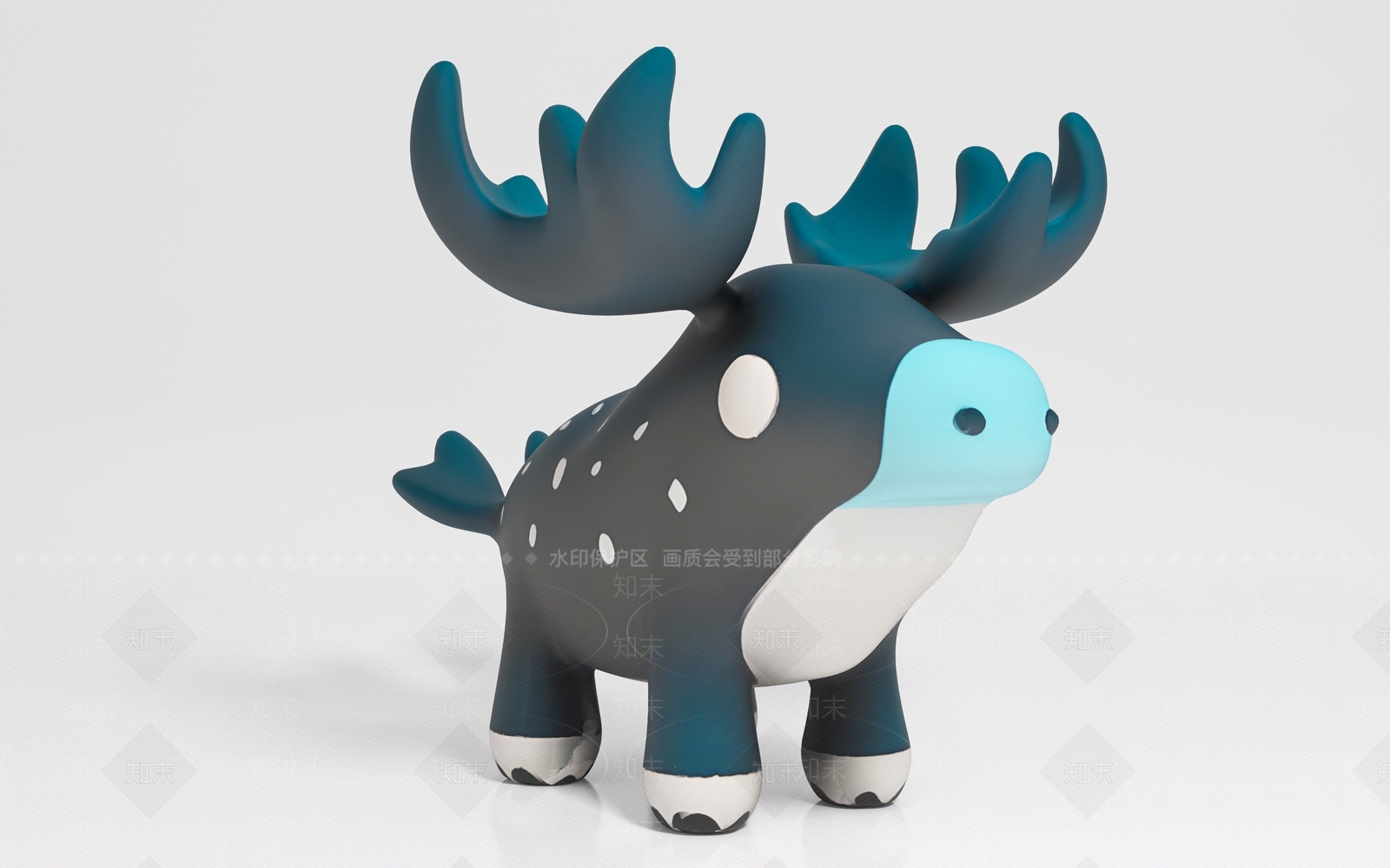 爬行类动物3D模型下载【ID:1191340333】