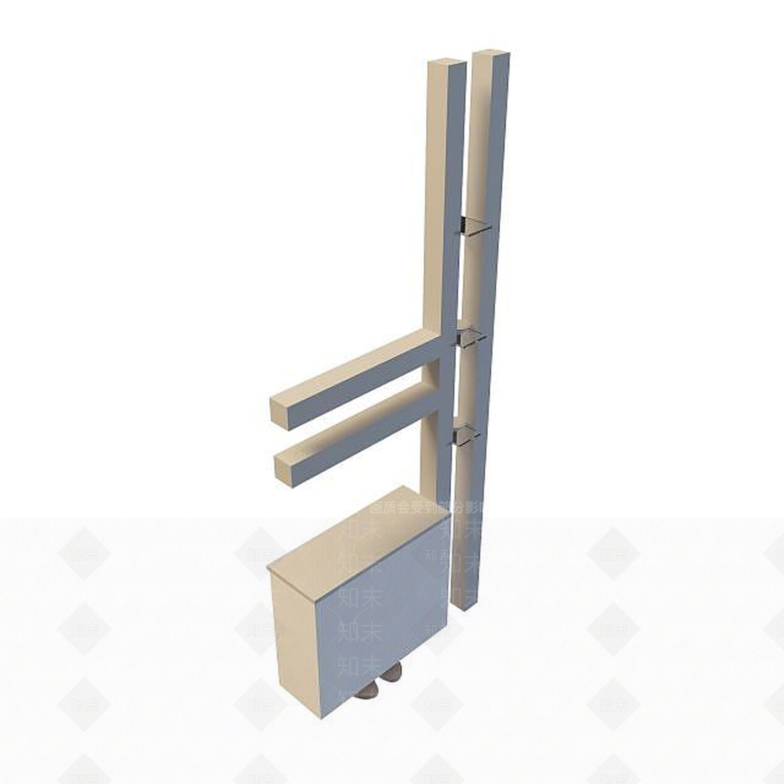 现代衣柜3D模型下载【ID:1199509786】