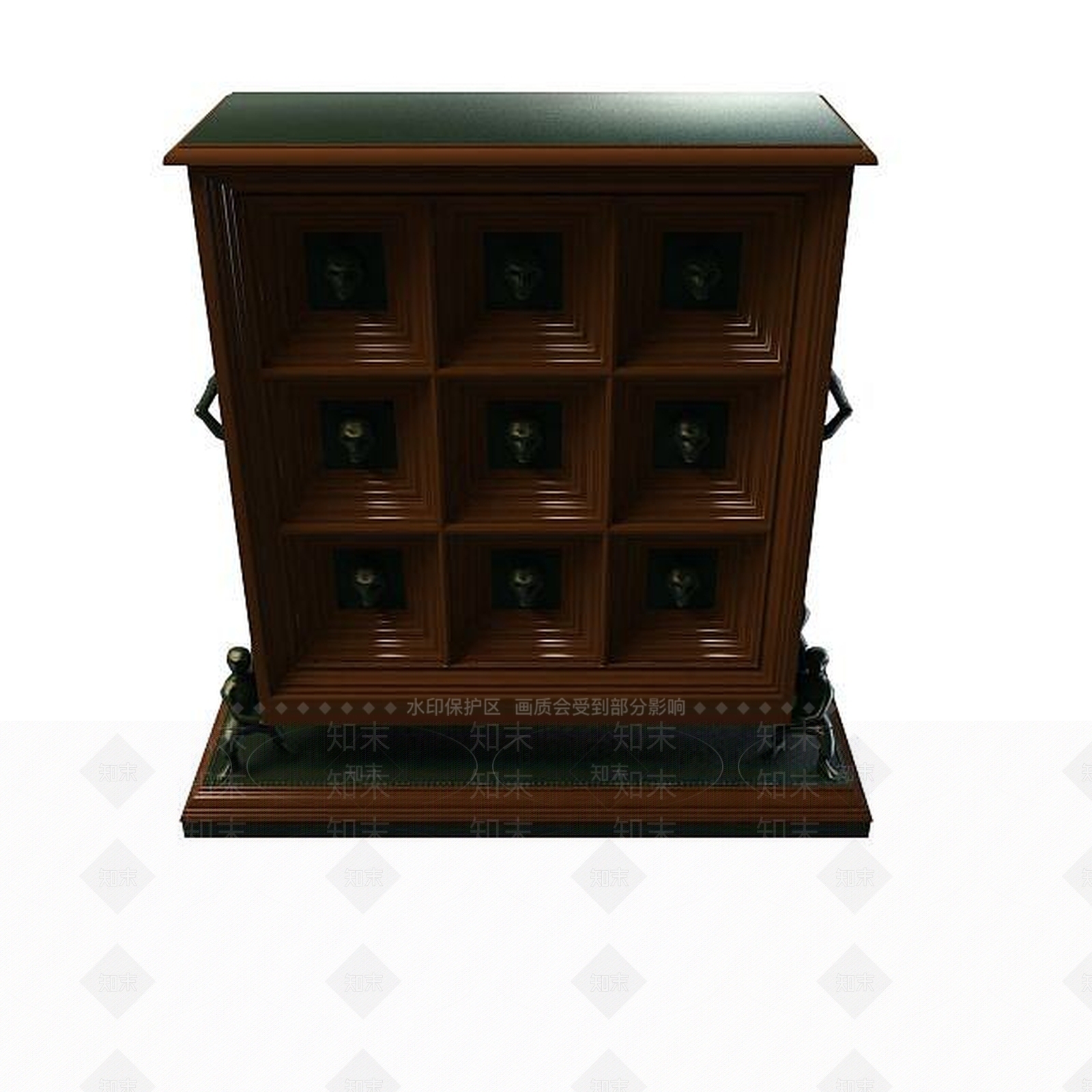 现代衣柜3D模型下载【ID:1199506537】