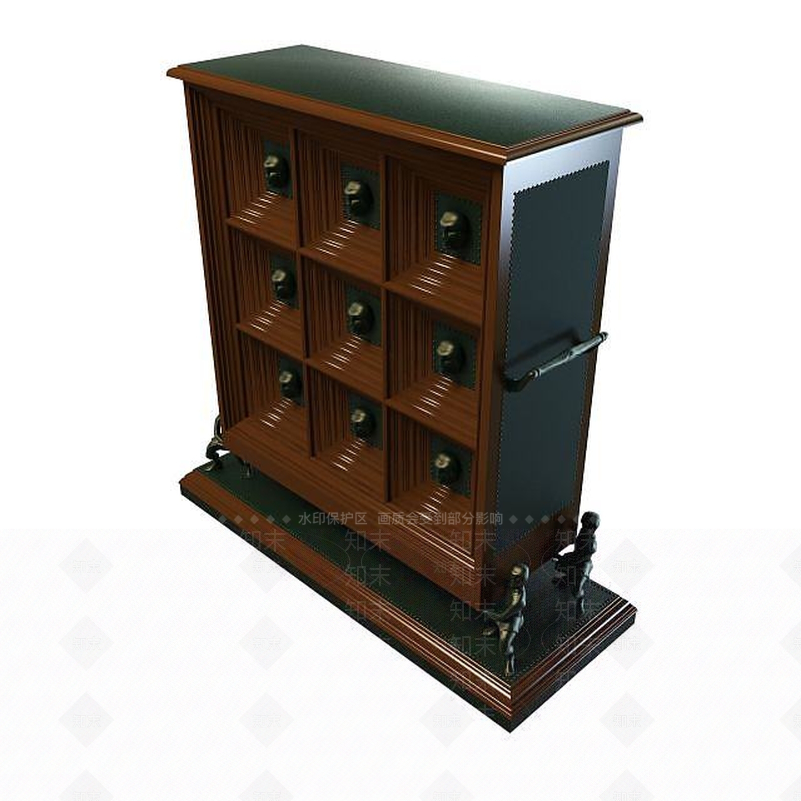 现代衣柜3D模型下载【ID:1199506537】