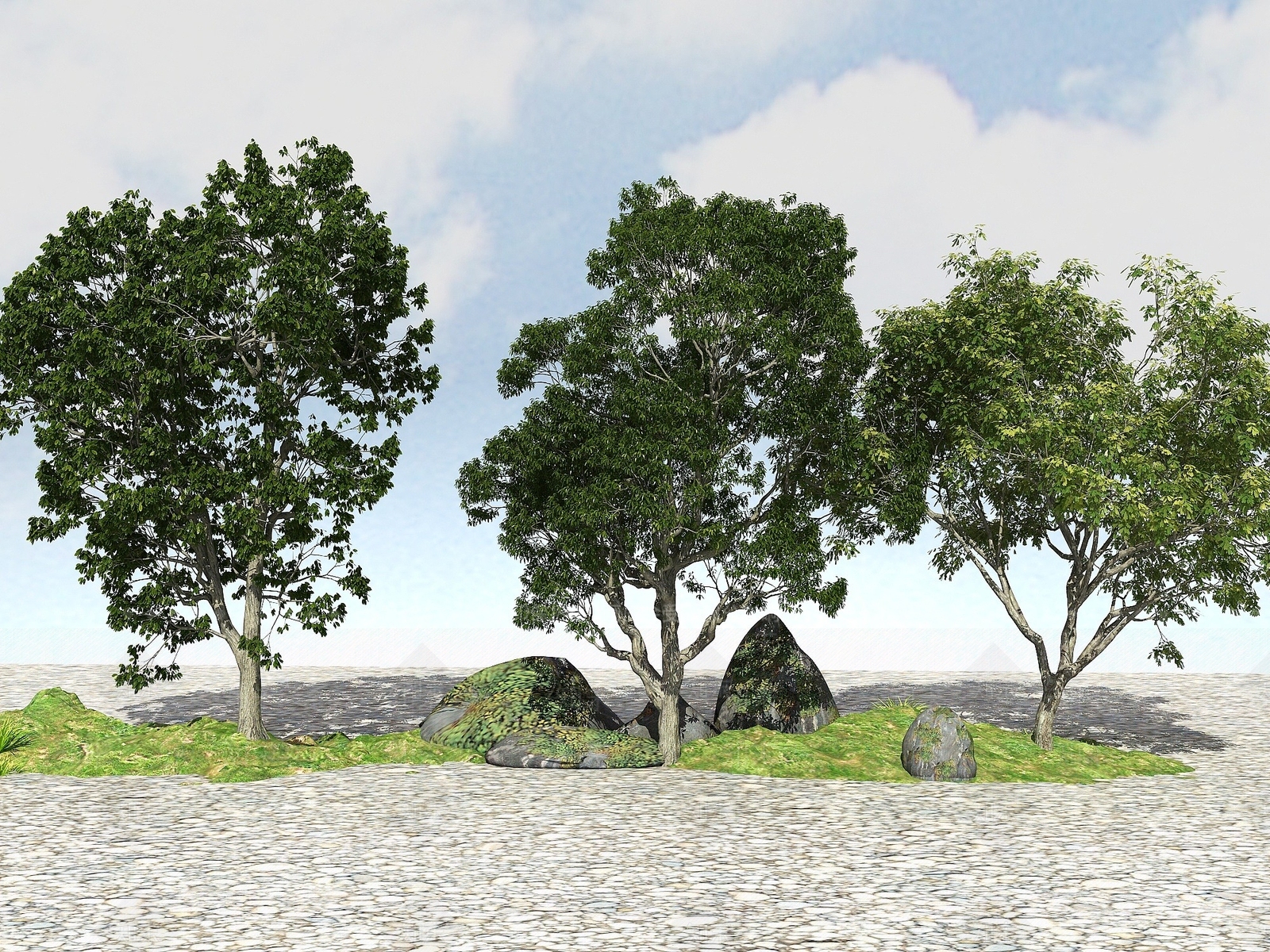现代办公桌3D模型下载【ID:1191347430】