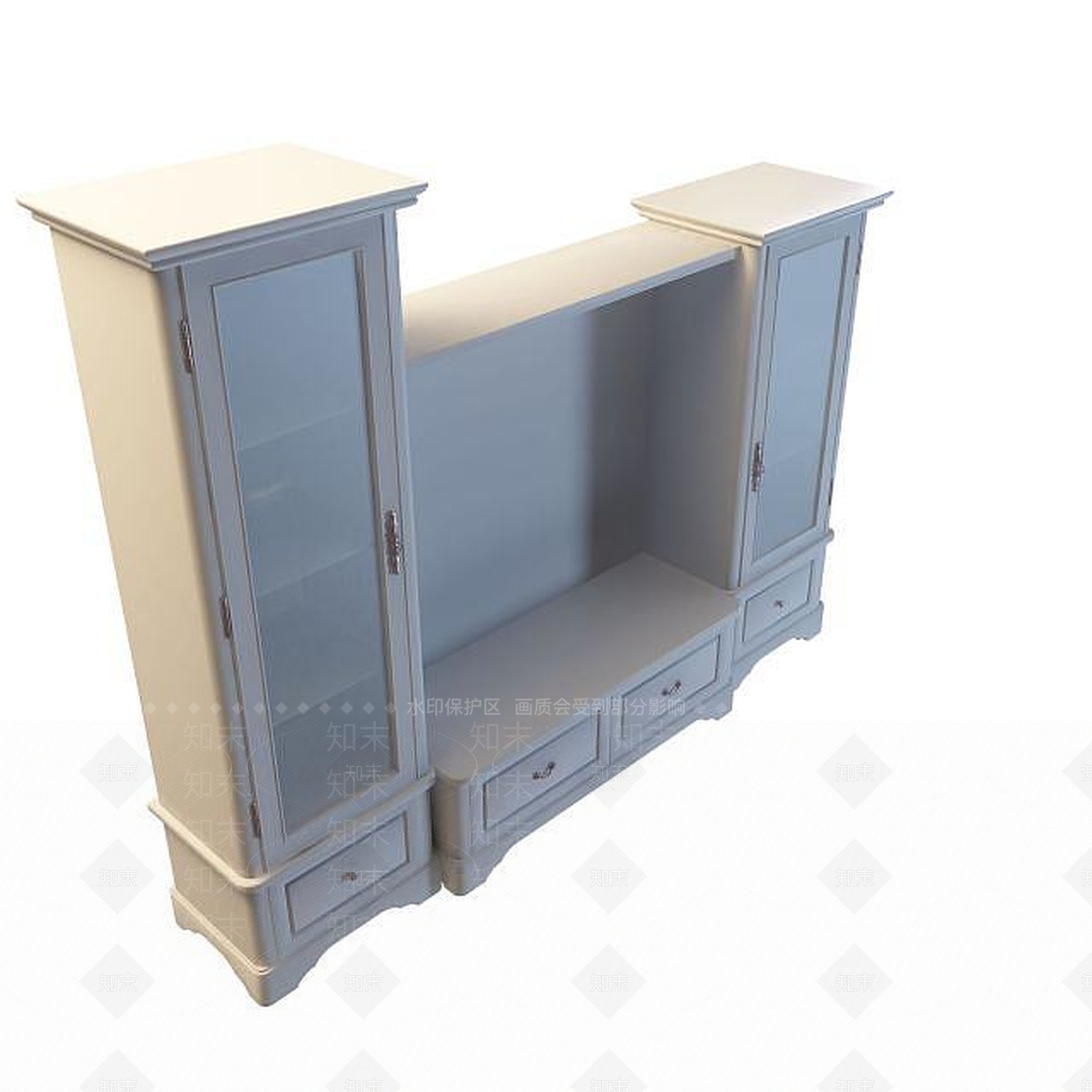 现代衣柜3D模型下载【ID:1199509376】
