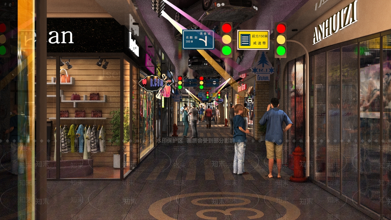 现代其他商业空间3D模型下载【ID:1191353741】