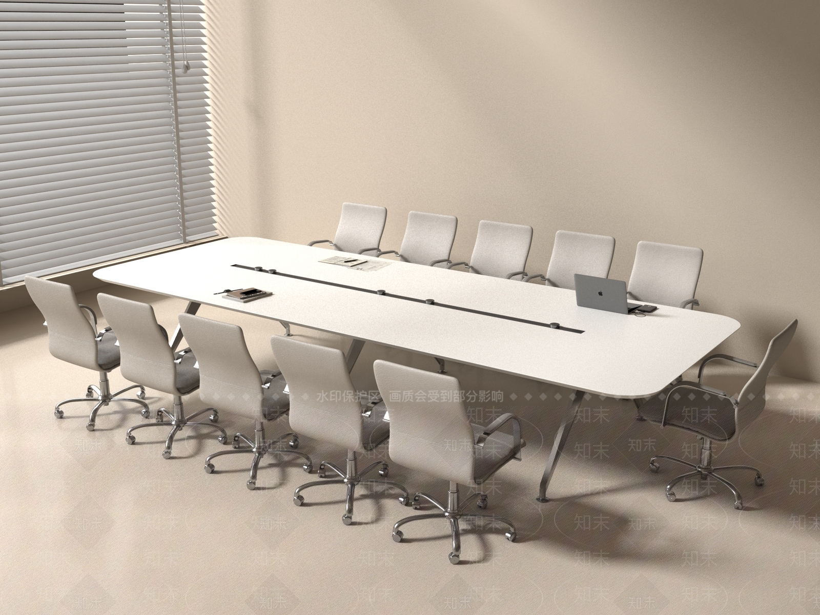 现代会议室SU模型下载【ID:1191354506】