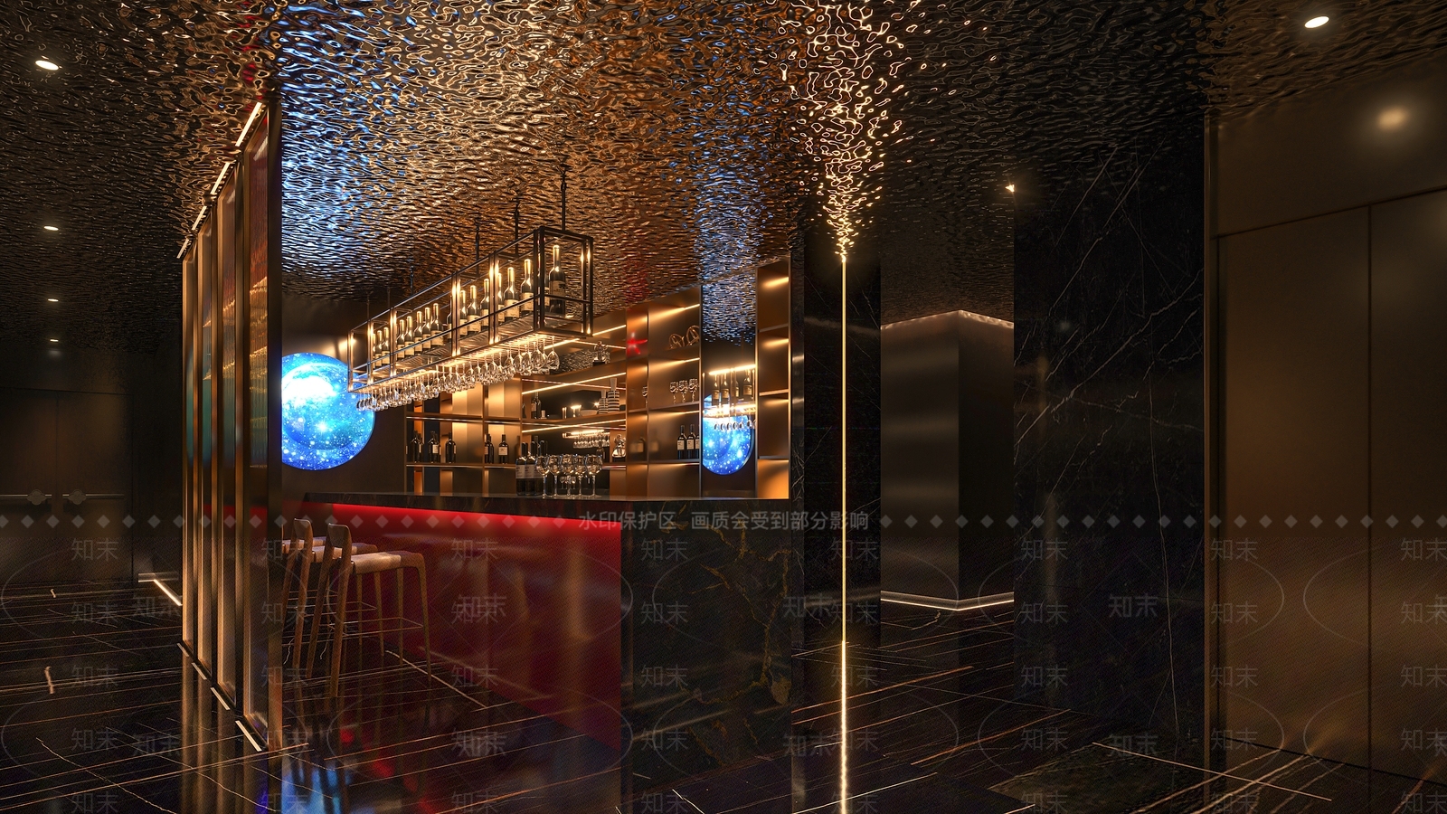 新中式现代足浴店3D模型下载【ID:1191357776】