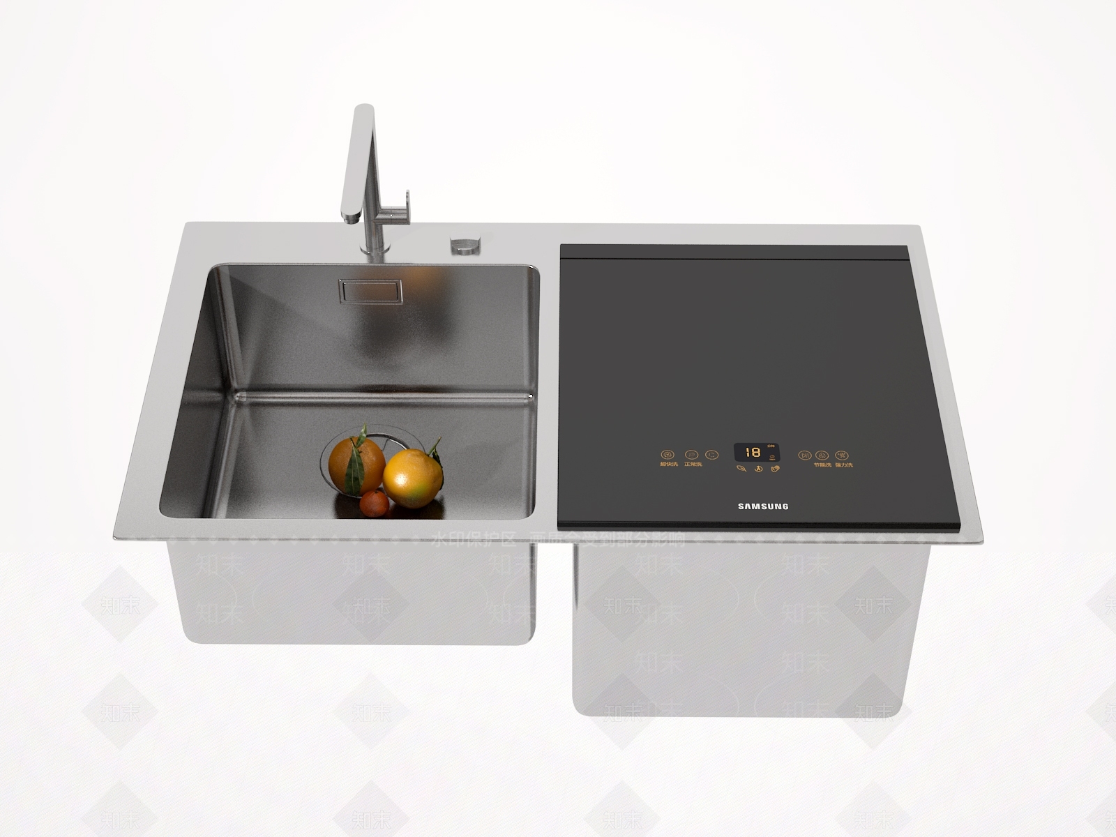 厨房用品组合SU模型下载【ID:1191377437】