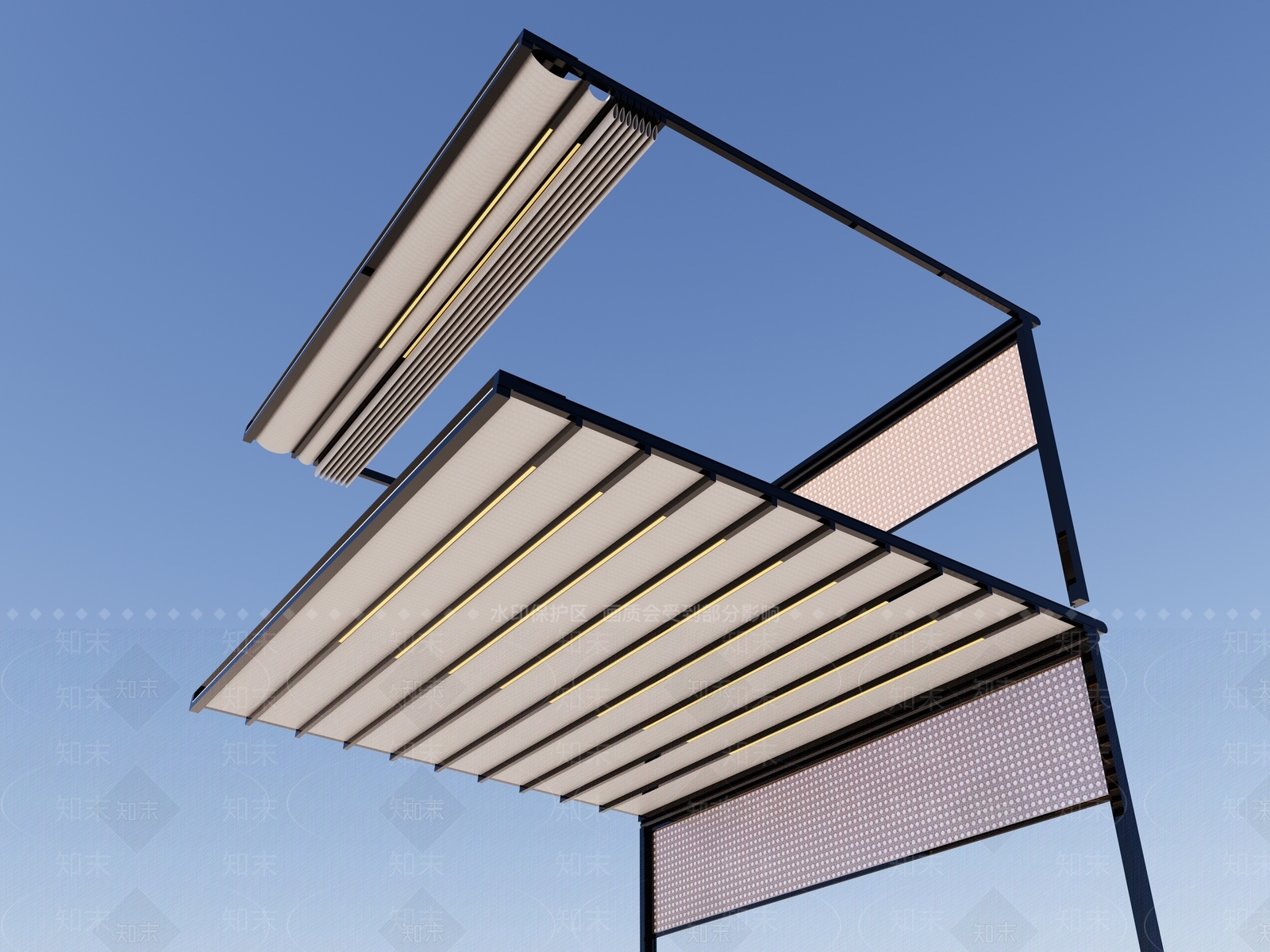 现代新中式其他景观小品3D模型下载【ID:1191378904】