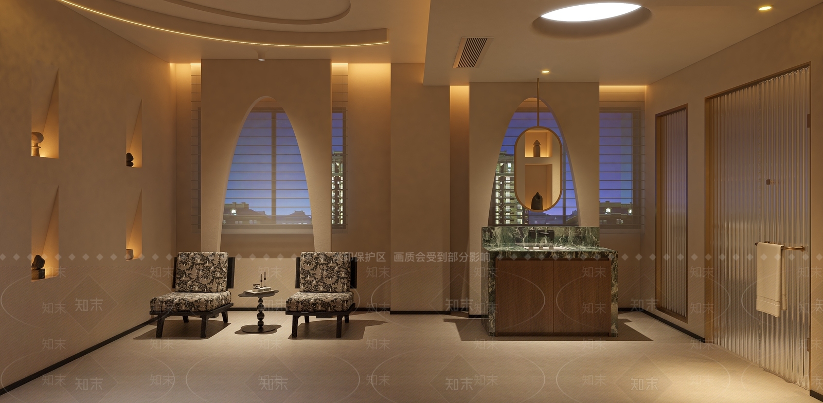 中古奶油美容院3D模型下载【ID:1191378675】