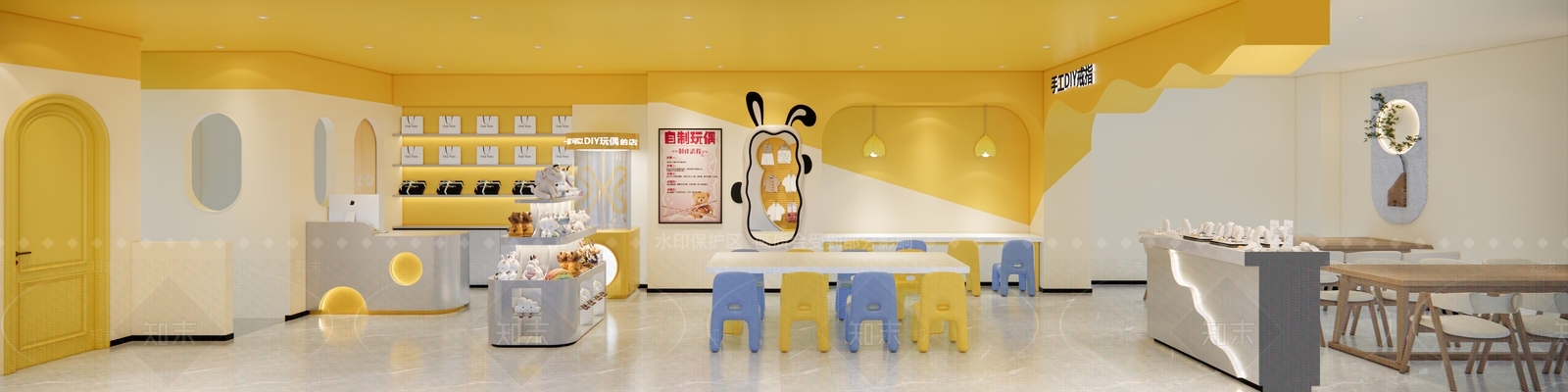 现代儿童活动空间SU模型下载【ID:1191447448】