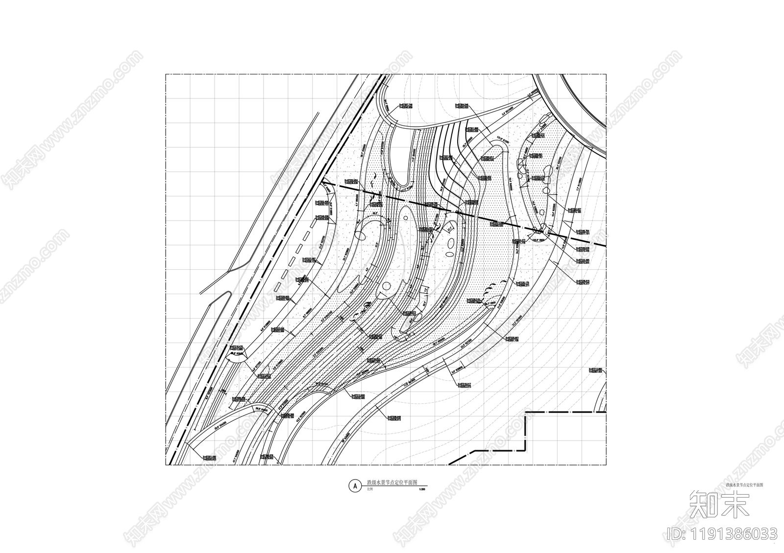 现代其他景观cad施工图下载【ID:1191386033】