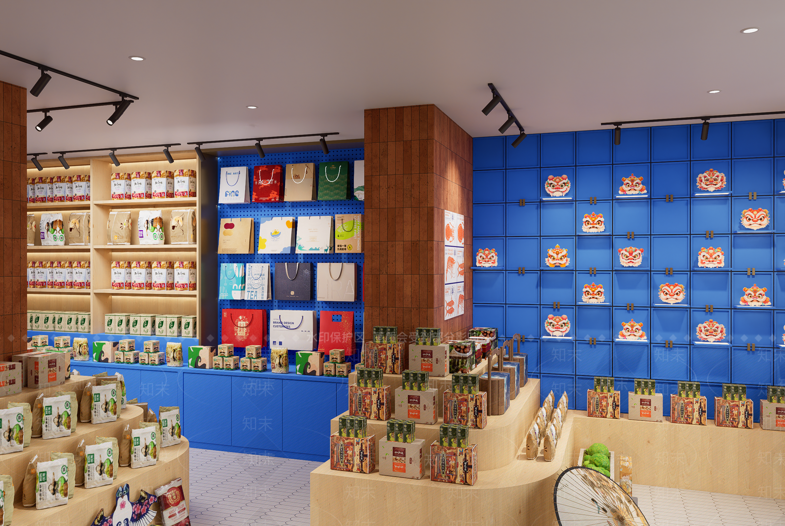 现代其他店铺SU模型下载【ID:1191387975】