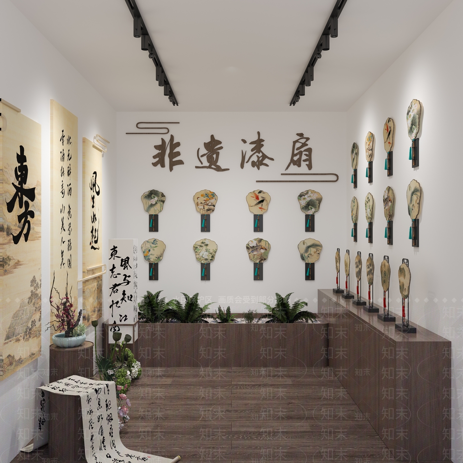 现代新中式玩具礼品店3D模型下载【ID:1191389923】