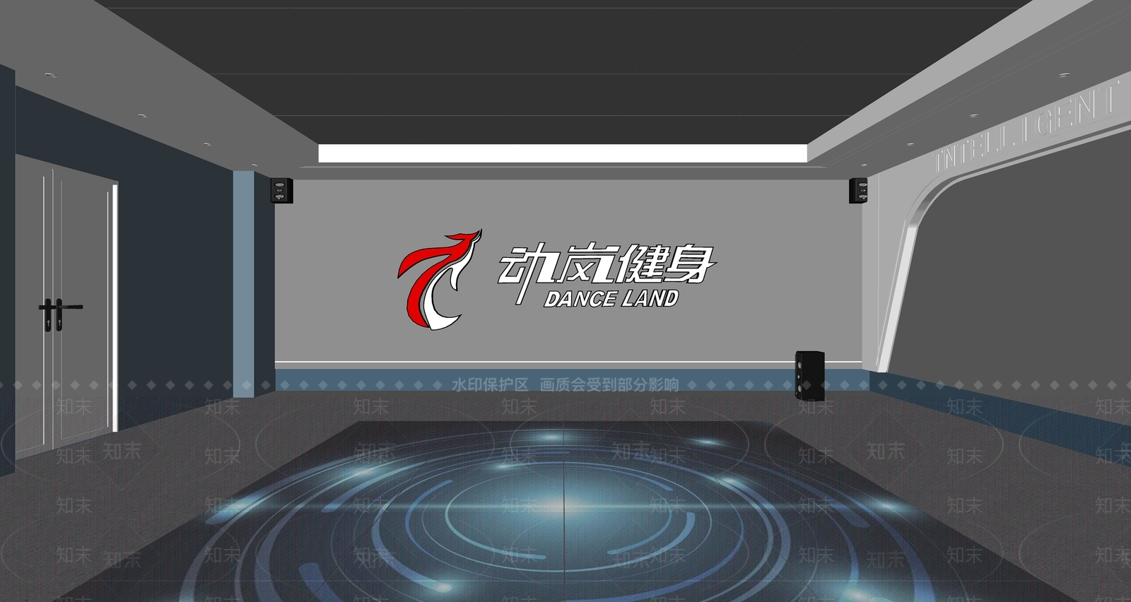 现代科技展厅SU模型下载【ID:1191394031】