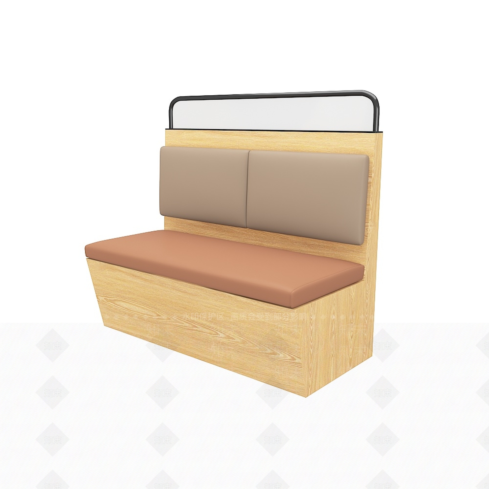 现代双人沙发3D模型下载【ID:1191397314】