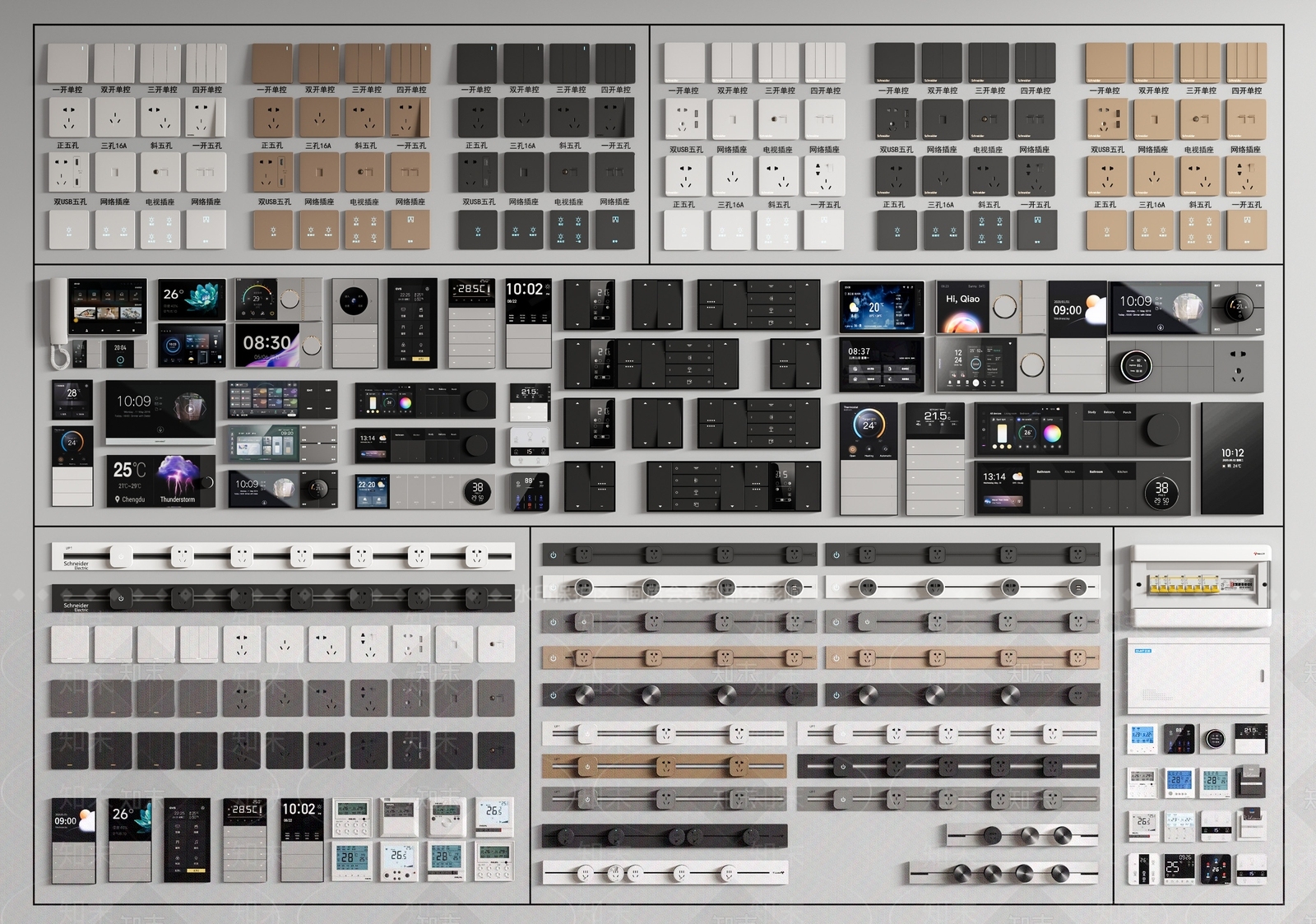 开关3D模型下载【ID:1191399568】