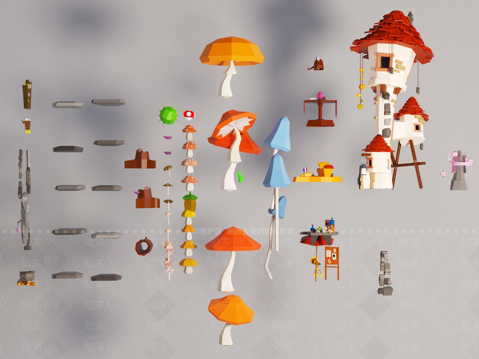 欧式其他建筑外观3D模型下载【ID:1191404568】