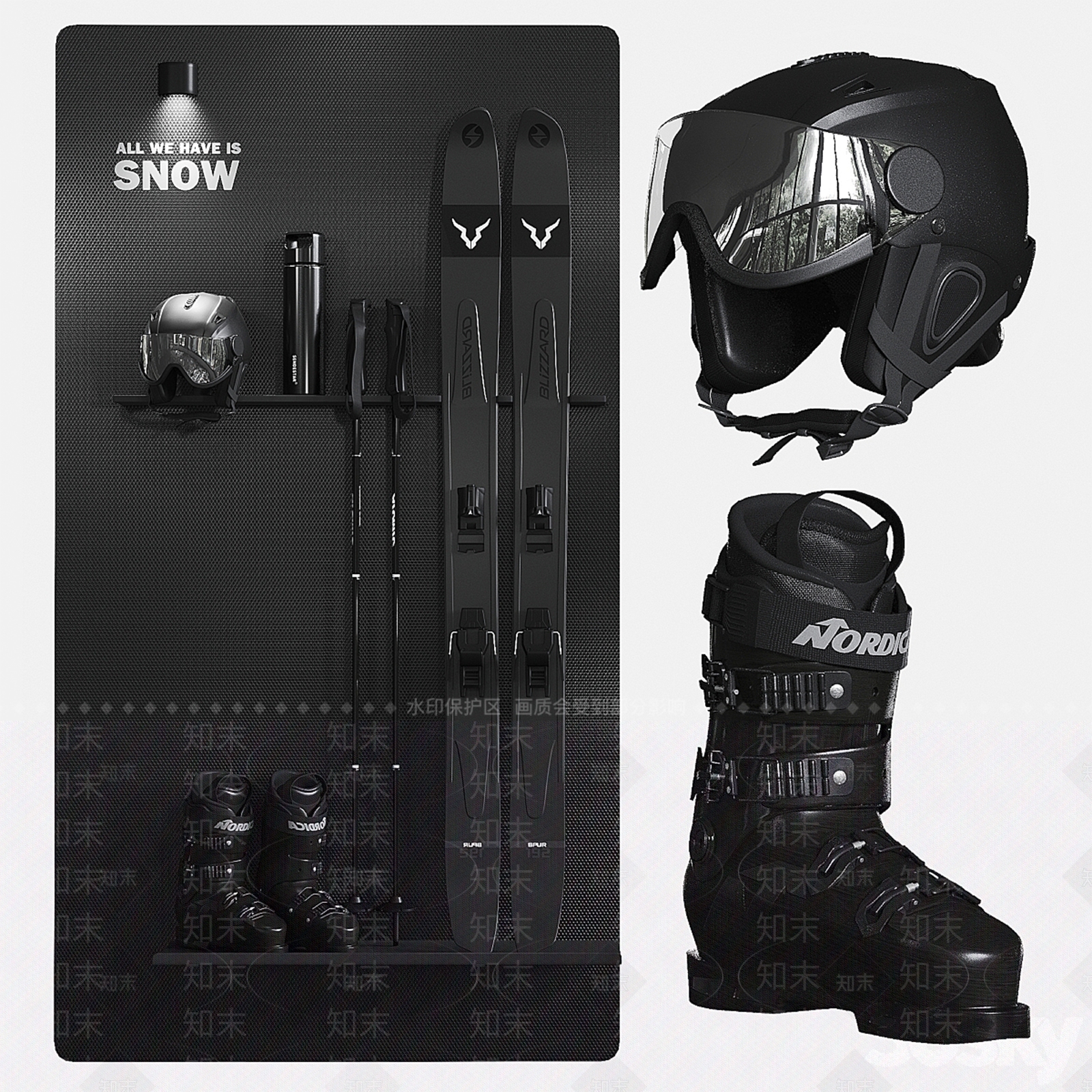 滑板SU模型下载【ID:1191408916】