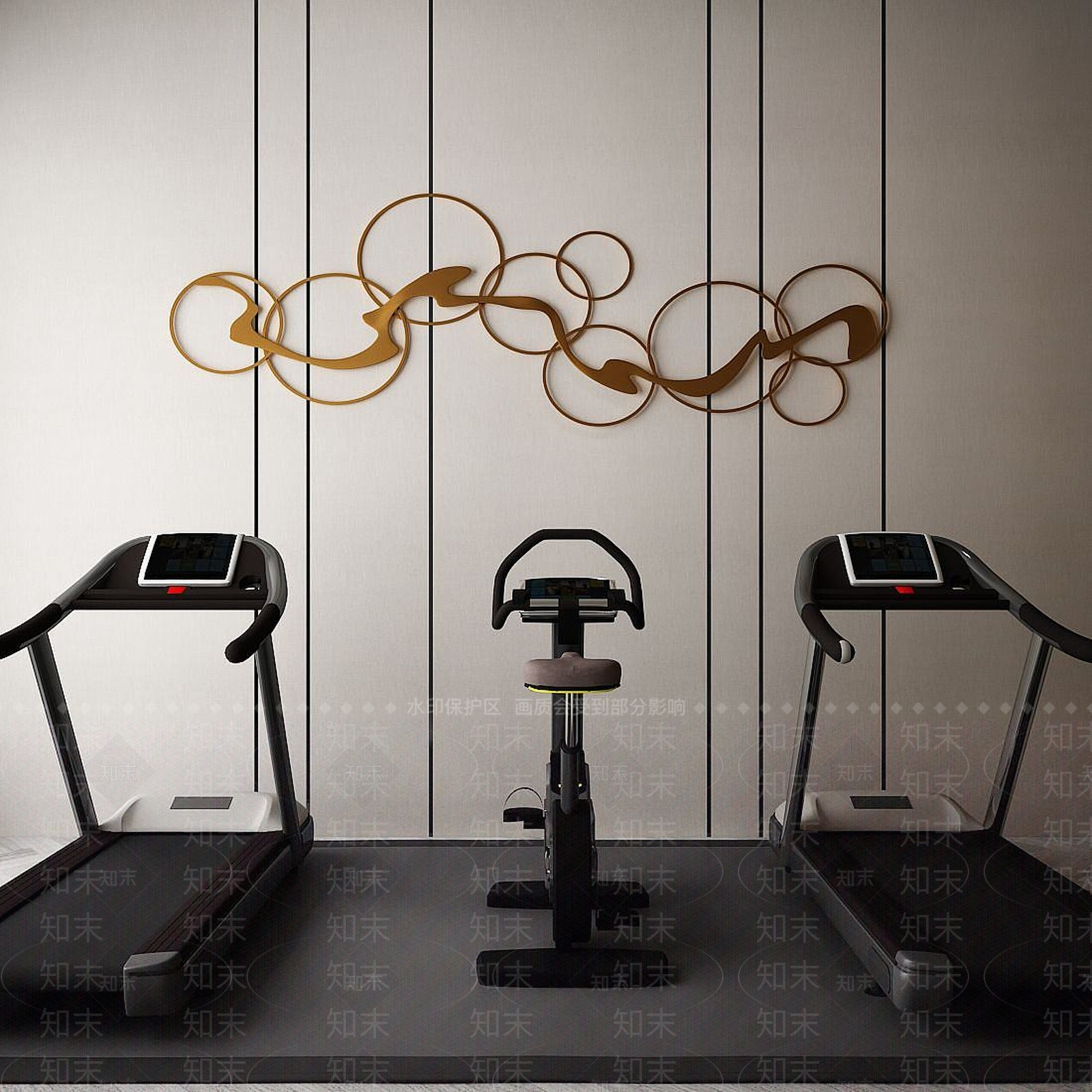 现代跑步机3D模型下载【ID:1191411193】