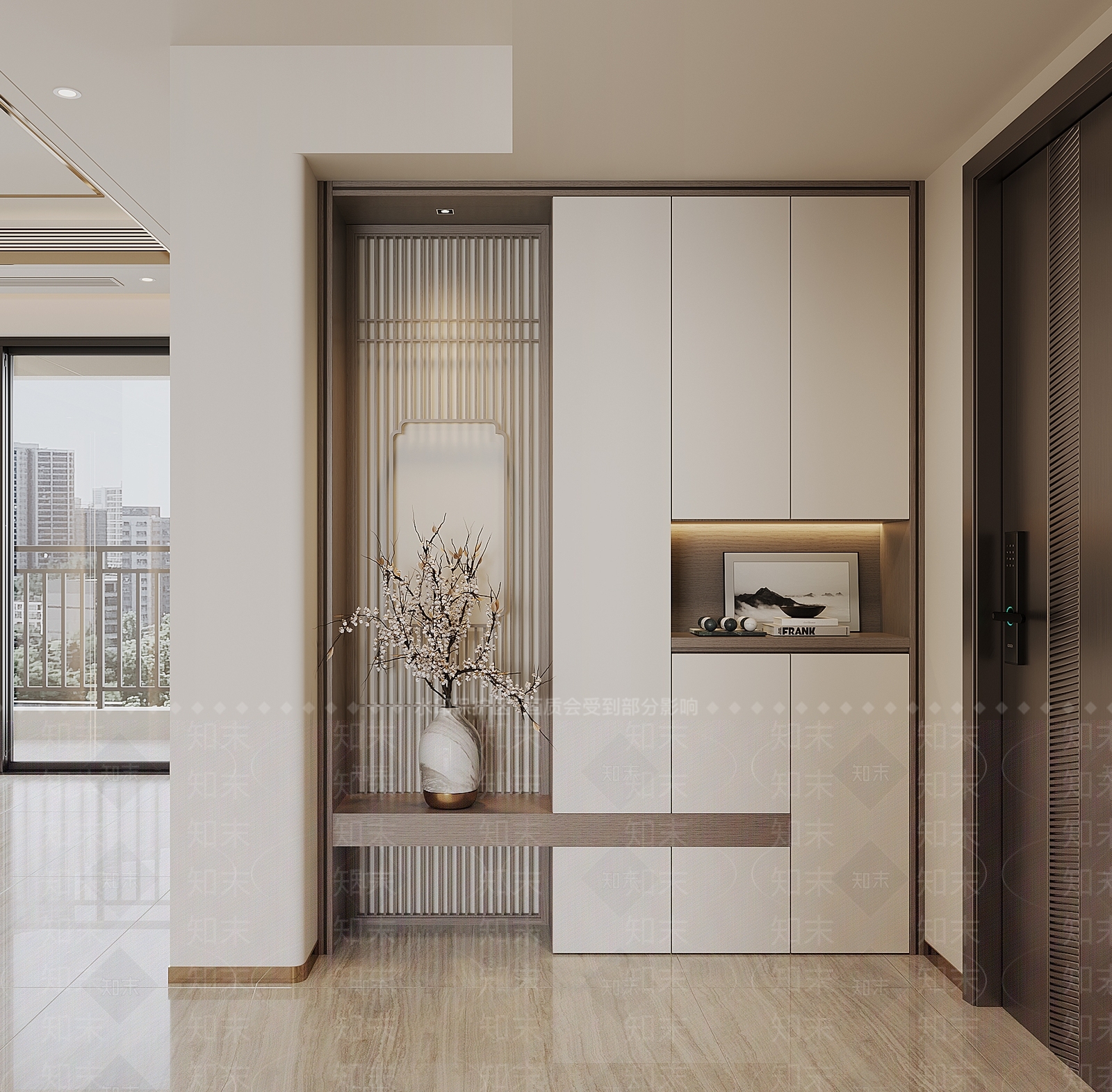 新中式鞋柜3D模型下载【ID:1191414794】