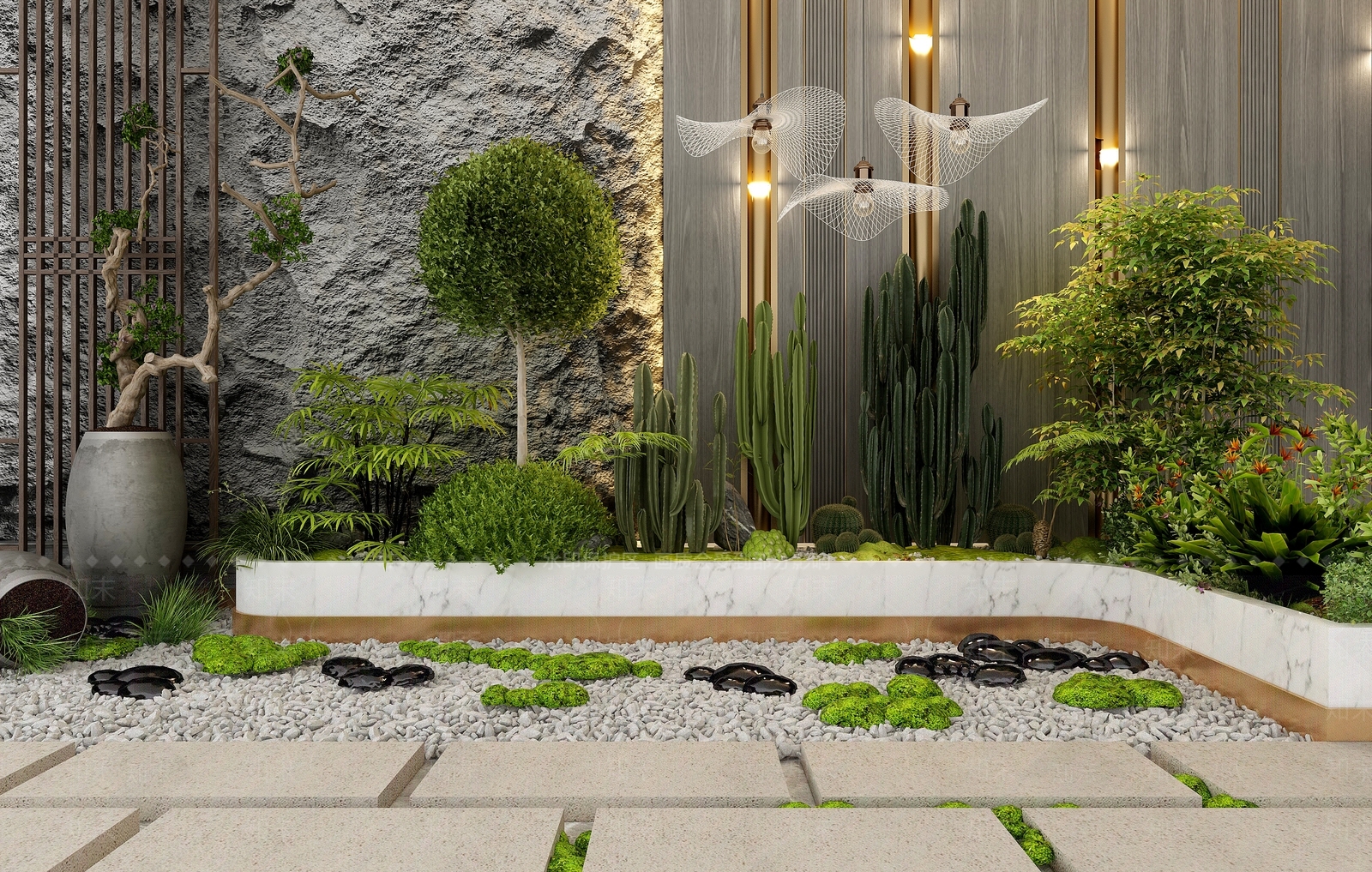植物堆3D模型下载【ID:1191417050】