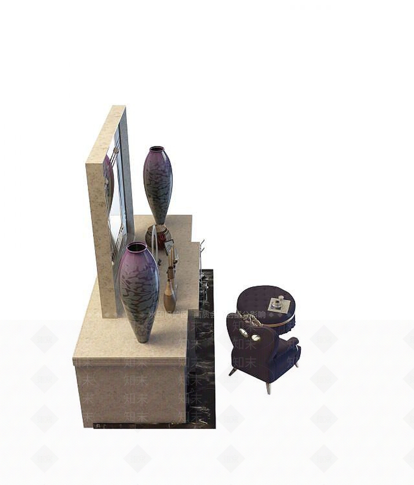 现代壁炉3D模型下载【ID:1191417643】