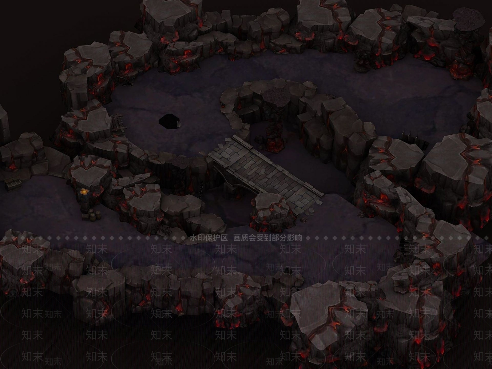 现代英雄联盟游戏场景3D模型下载【ID:1191560469】