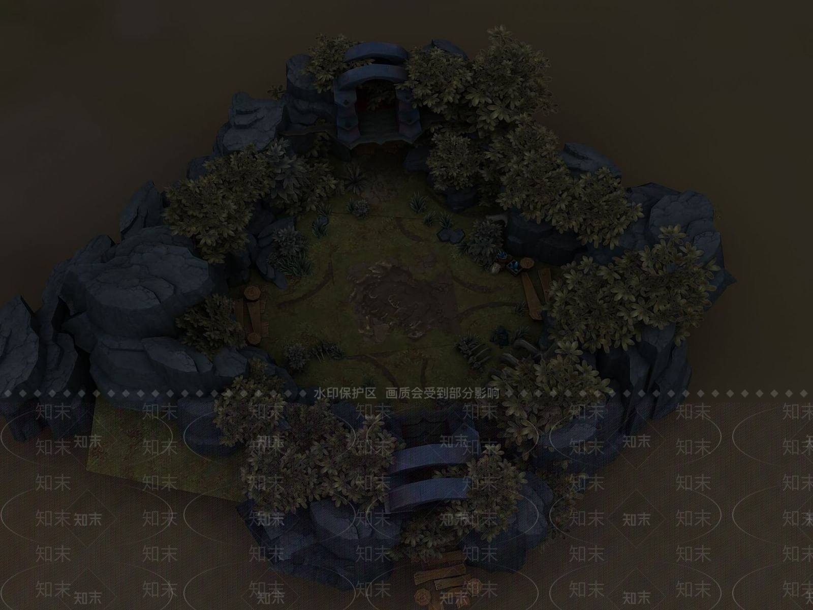 现代英雄联盟游戏场景3D模型下载【ID:1191560481】