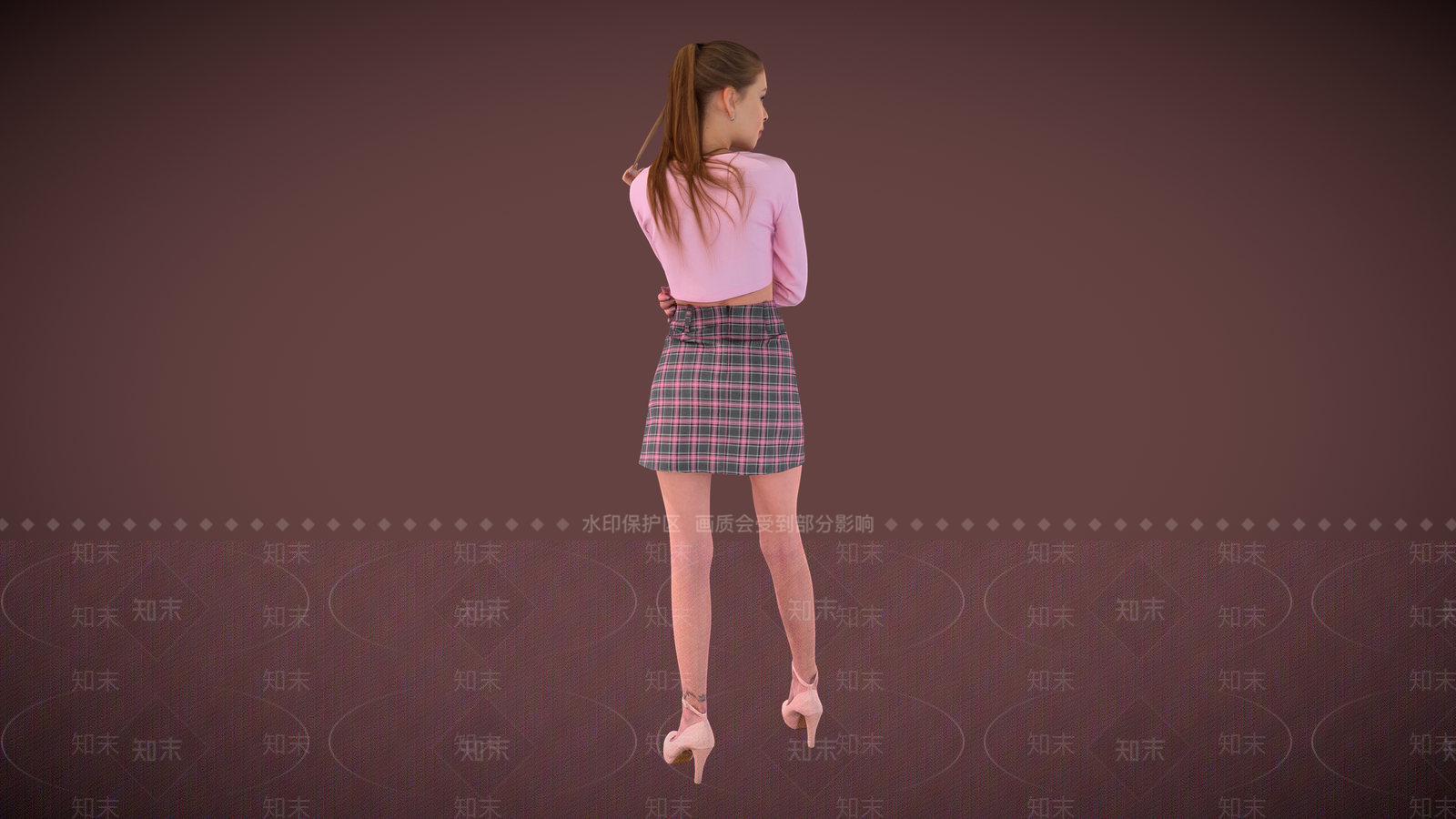 女人3D模型下载【ID:1191420002】