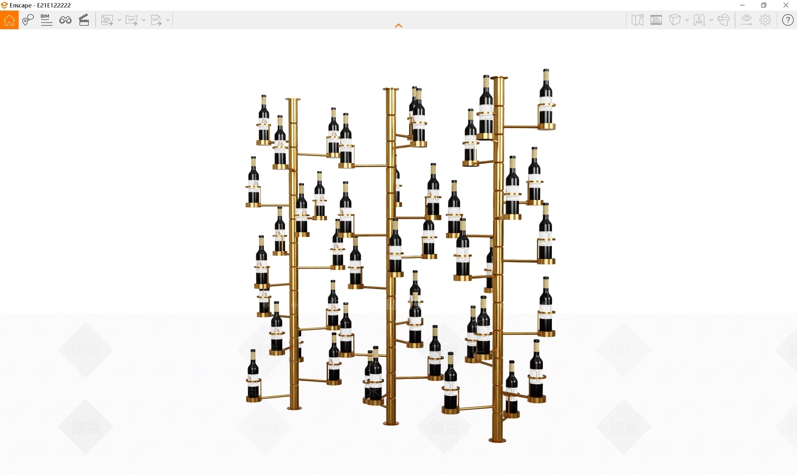 酒具SU模型下载【ID:1191424504】